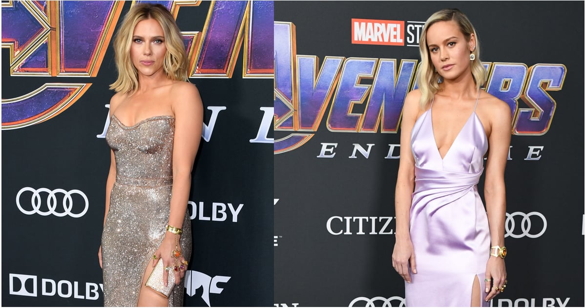 Scarlett Johansson And Brie Larson Infinity Stone Jewelry Popsugar Fashion She had her boyfriend and saturday night live's. and brie larson infinity stone jewelry