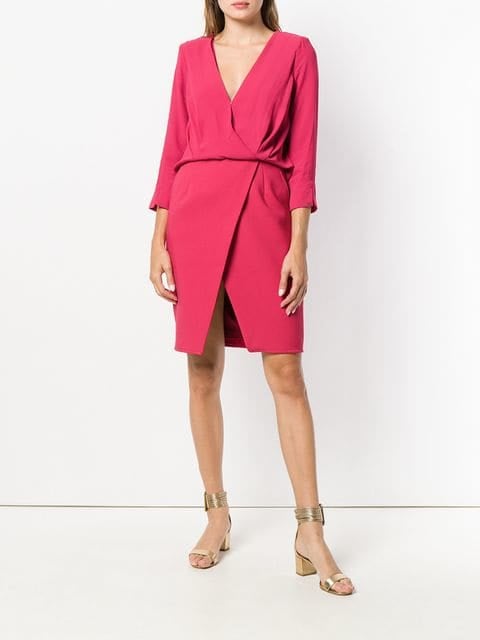 Elisabetta Franchi Wrap Mini Dress