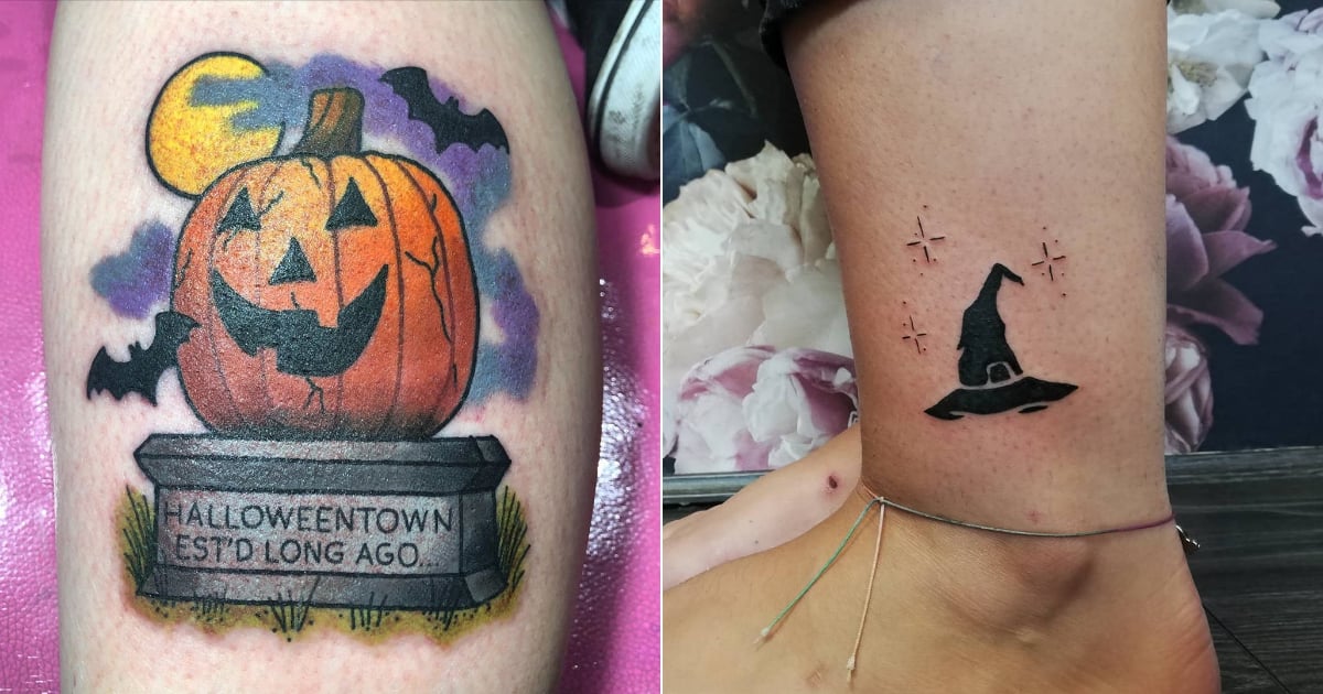 Halloween at Disney Tattoo Designs  Traditional tattoo halloween Halloween  tattoos Spooky tattoos