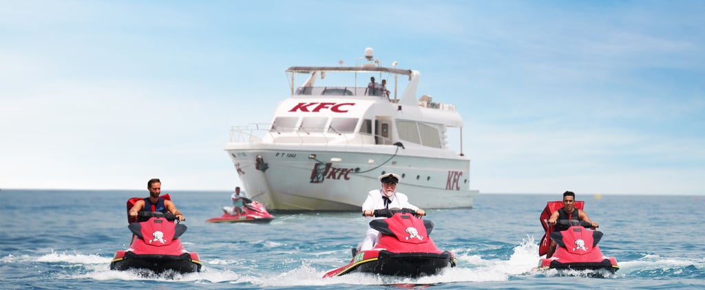 No, You're Not Dreaming: That's a KFC Yacht in Dubai