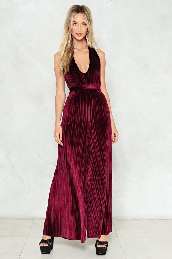Nasty Gal Velvet Jumpsuit