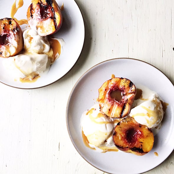 Grilled Peaches 'n' Cream Dessert