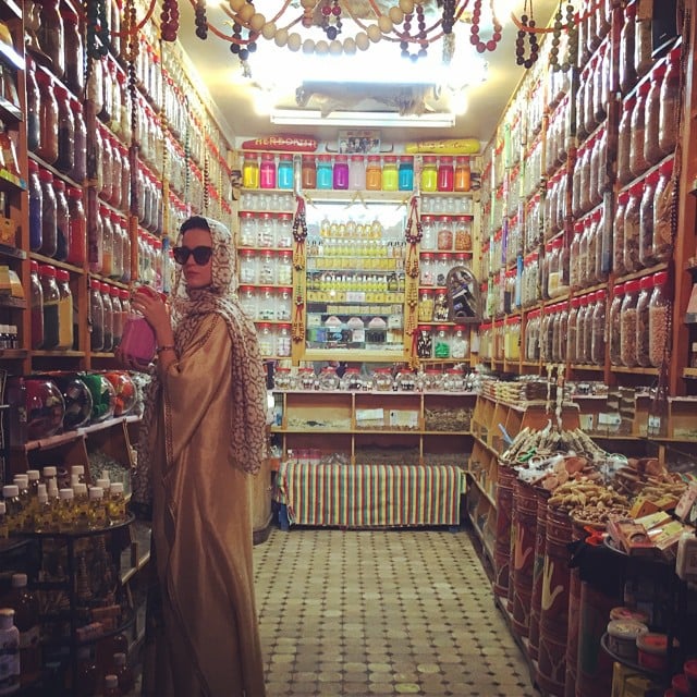 Katy Perry visited a spice market.
Source: Instagram user katyperry