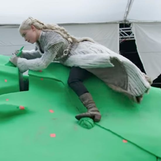 Emilia Clarke Filming Dragon Scenes on Game of Thrones Video
