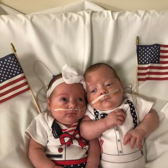 NICU Babies Dressed Up For the Fourth of July
