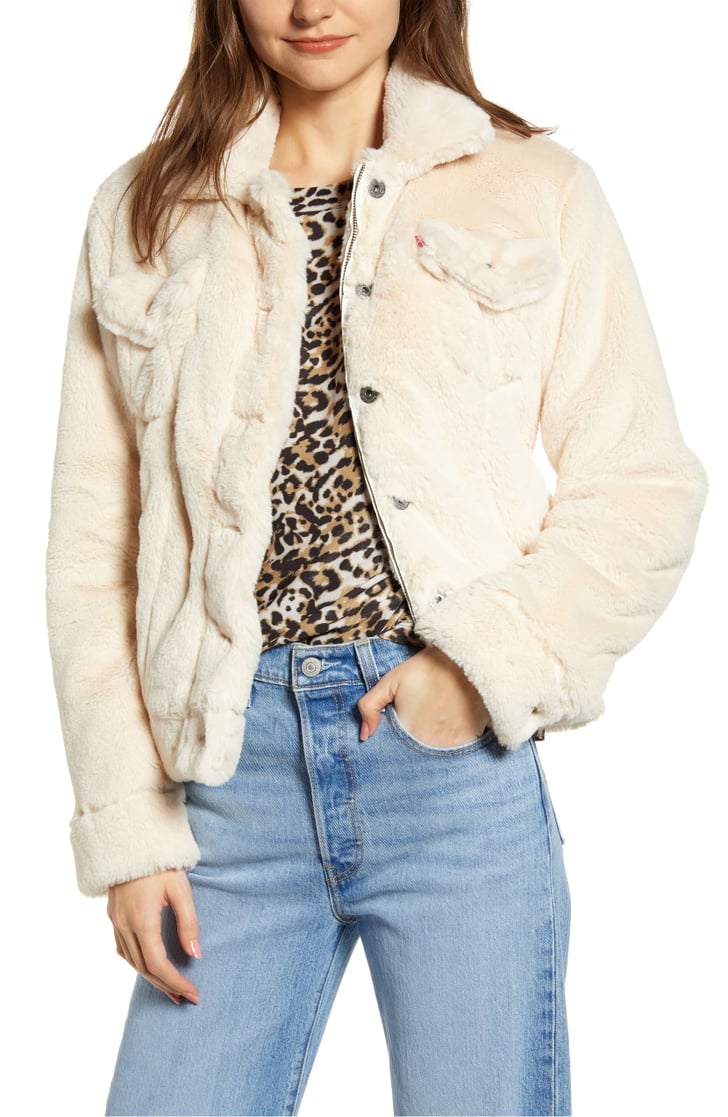 Levi's Faux-Fur Trucker Jacket | 34 Nordstrom Sale Coats and Jackets So  Cute, the Affordable Price Tags Almost Seem Fake | POPSUGAR Fashion Photo 35