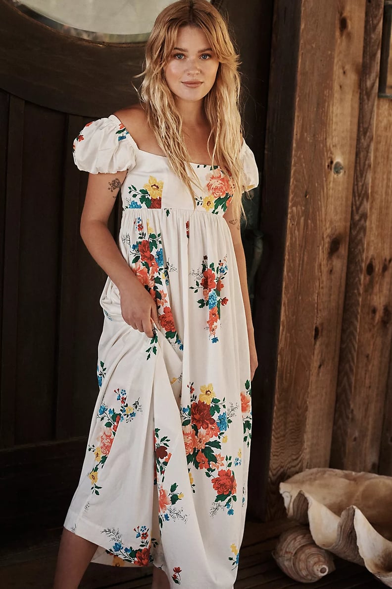 Cottagecore Inspired: Free People Linda Lou Poplin Dress