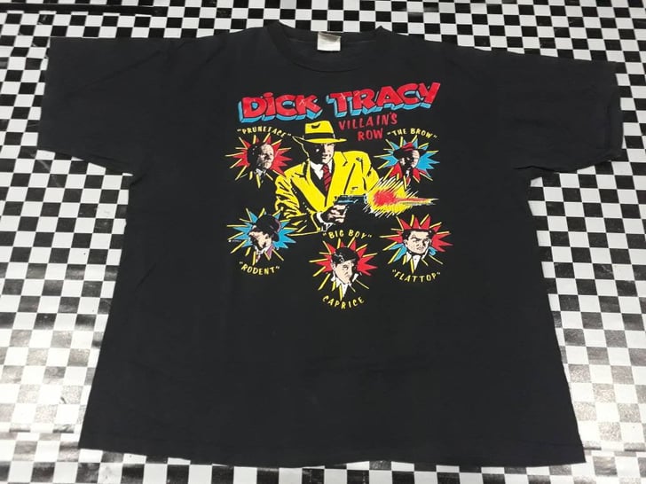 Etsy Rare Vintage '90s Dick Tracy T-Shirt | The Only Thing Cuter