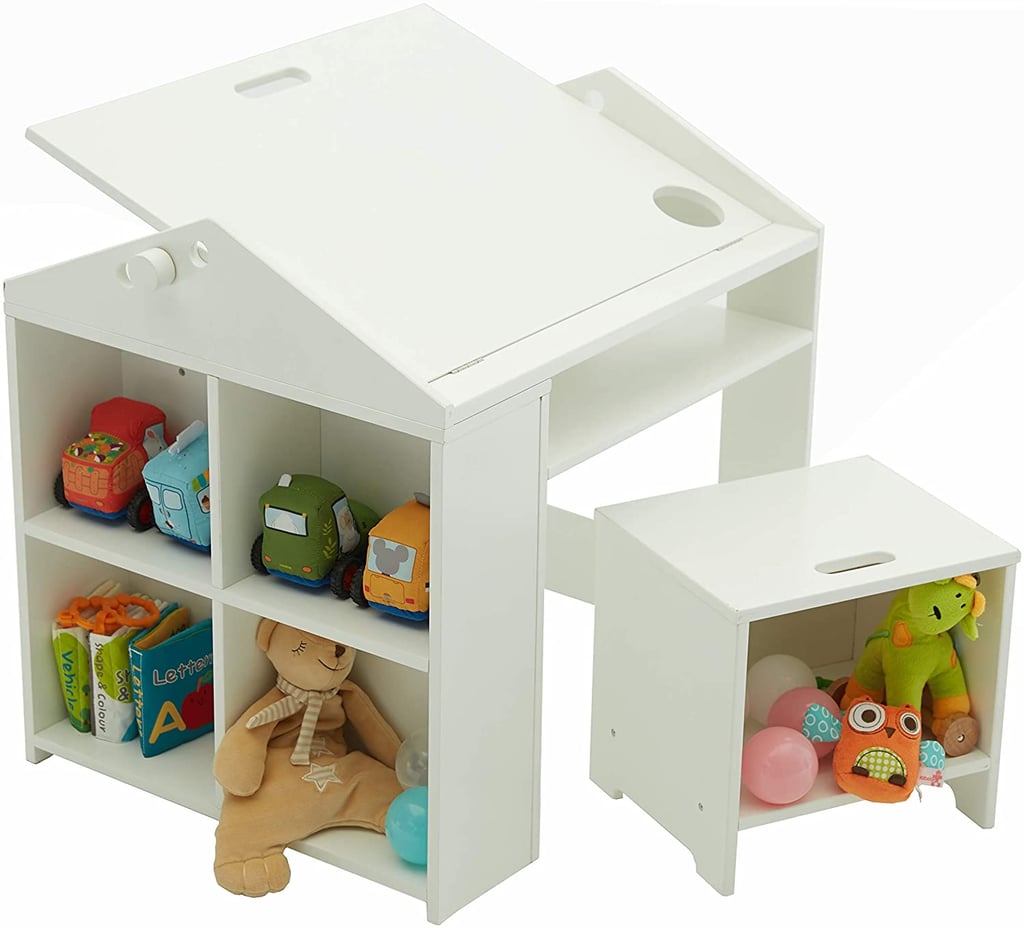 kids desk chair with storage