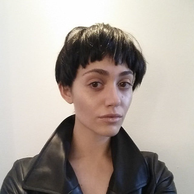 Emmy Rossum showed off a shocking new look — but she was just playing dress-up.
Source: Instagram user emmyrossum