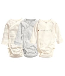 Miracle bodysuit, part of 3-pack