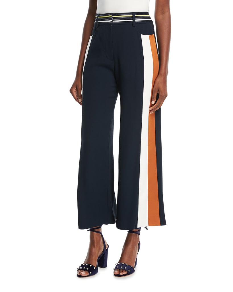 Peter Pilotto Cropped Colorblock Pants