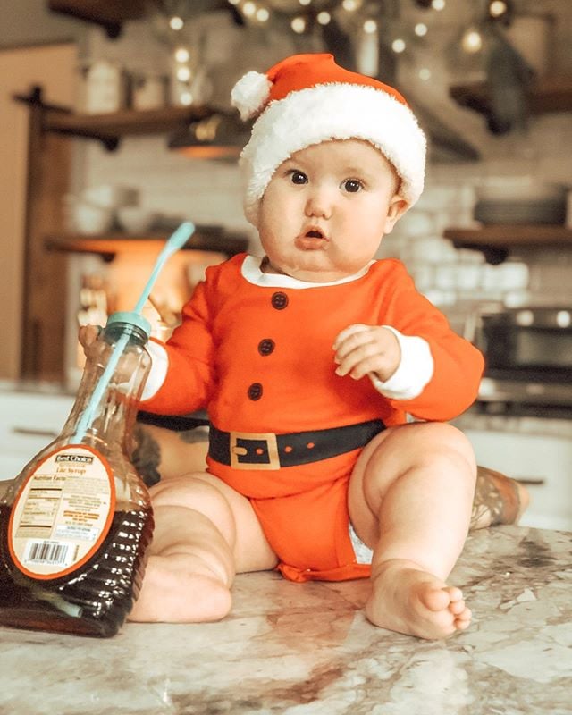  Baby  Dressed as Elf  on the Shelf 2019 POPSUGAR Family 