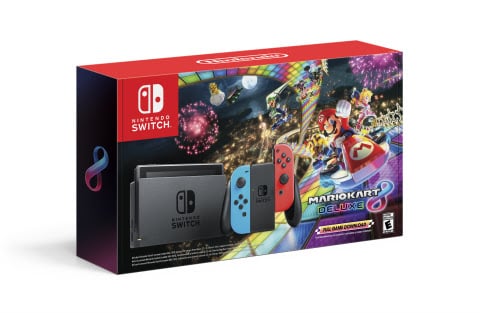 Nintendo Switch + Mario Kart 8 Deluxe Bundle