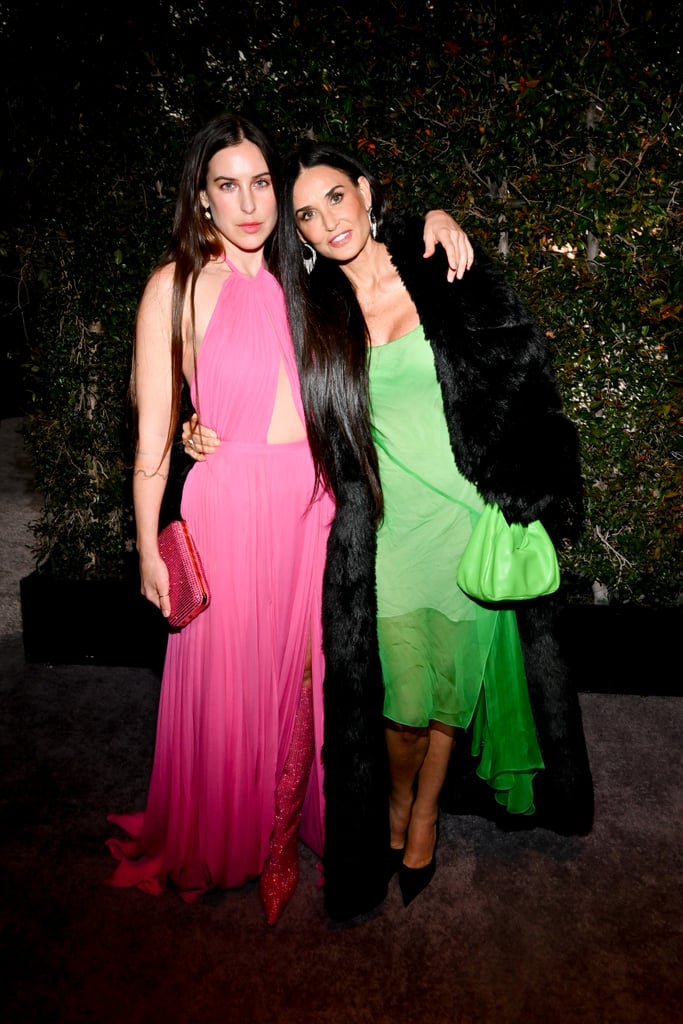 Scout Willis and Demi Moore at the Fashion Trust US Awards