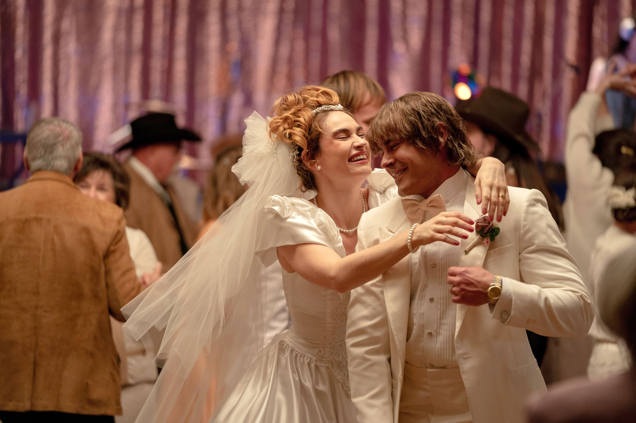 Lily James and Zac Efron's transformations in The Iron Claw.