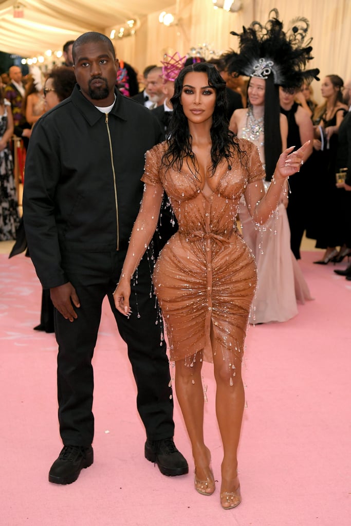 Kim Kardashian and Kanye West at the 2019 Met Gala