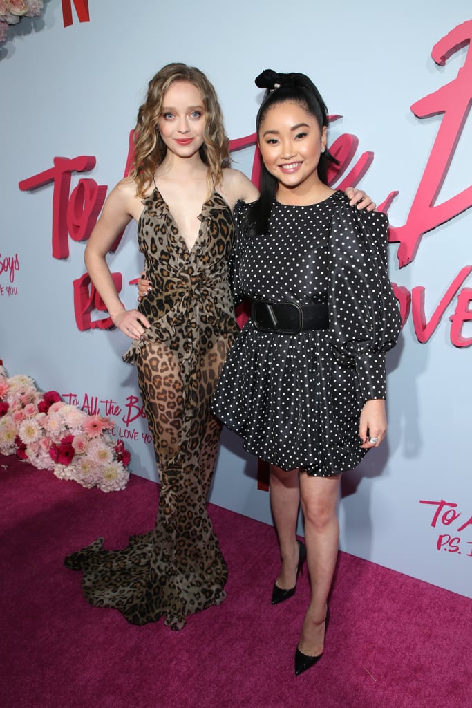 Madeleine Arthur and Lana Condor at the P.S. I Still Love You Premiere in LA