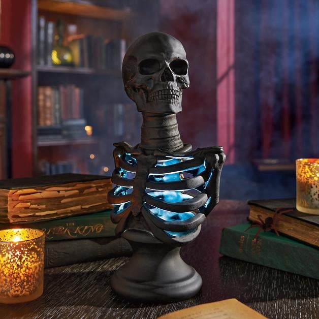 A Realistic Skeleton Bust: Pre-Lit Skeleton Bust