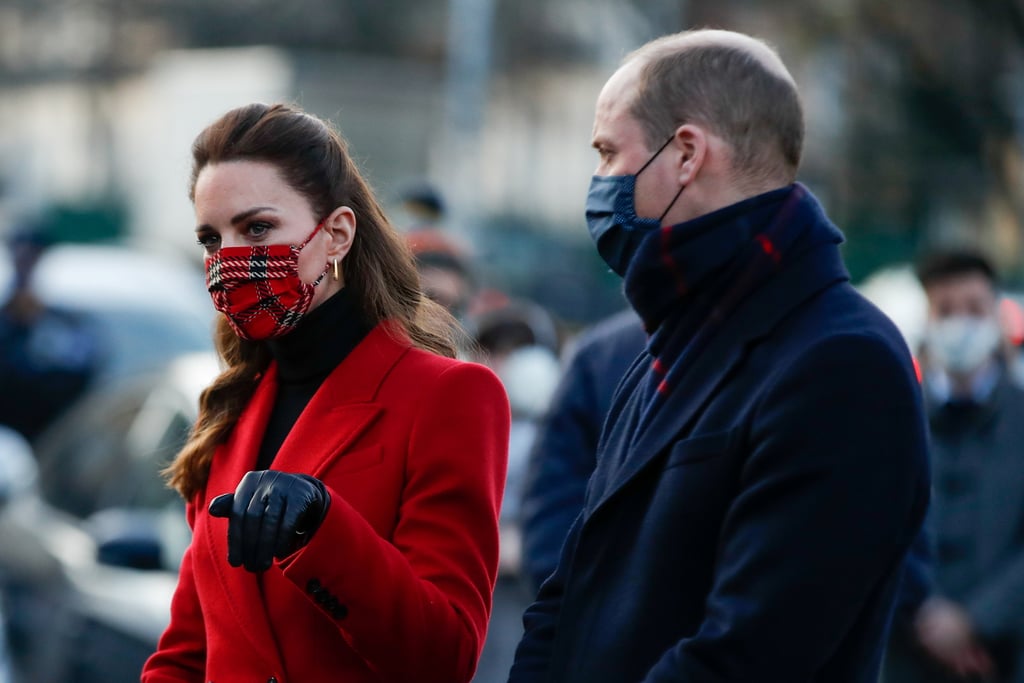 Kate Middleton Wears Tartan Emilia Wickstead Face Mask 2020