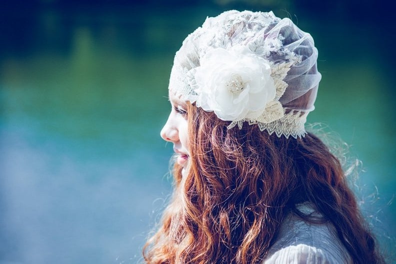 Lace Bridal Juliet Cap