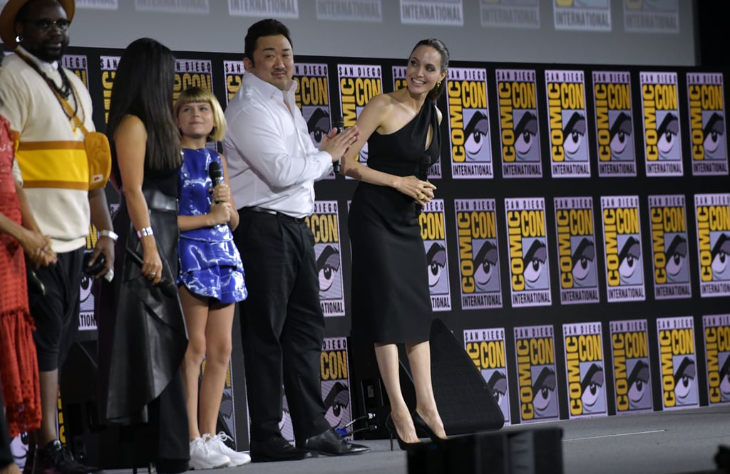 Angelia Jolie Wears Black Dress to San Diego Comic-Con 2019