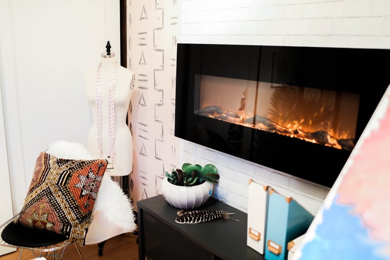 An Electric Fireplace