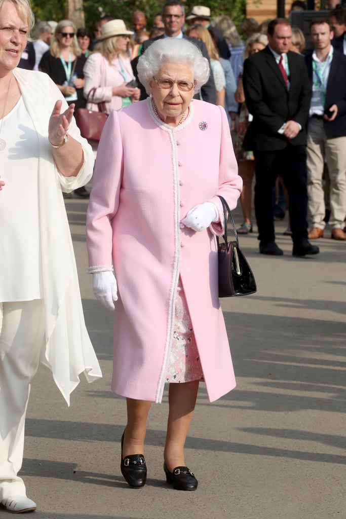 Queen Elizabeth II at the Chelsea Flower Show 2018