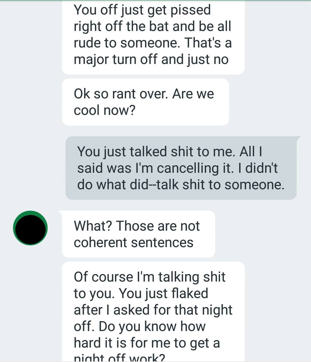 Sex over text