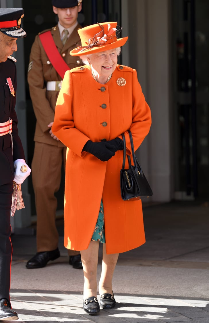 Queen Elizabeth II's Orange Outfit March 2019 | POPSUGAR ...