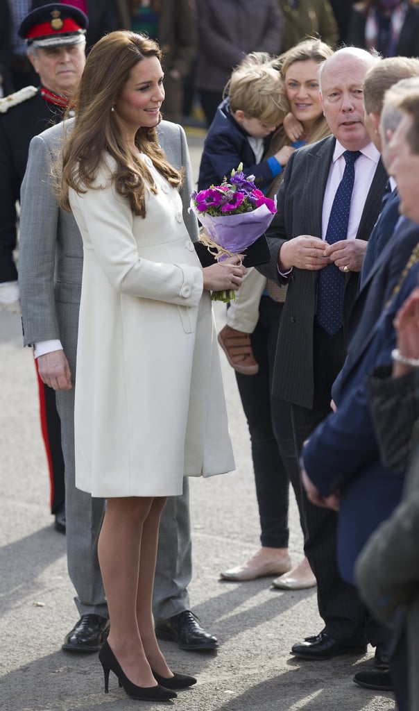 Kate Middleton Visits the Downton Abbey Set
