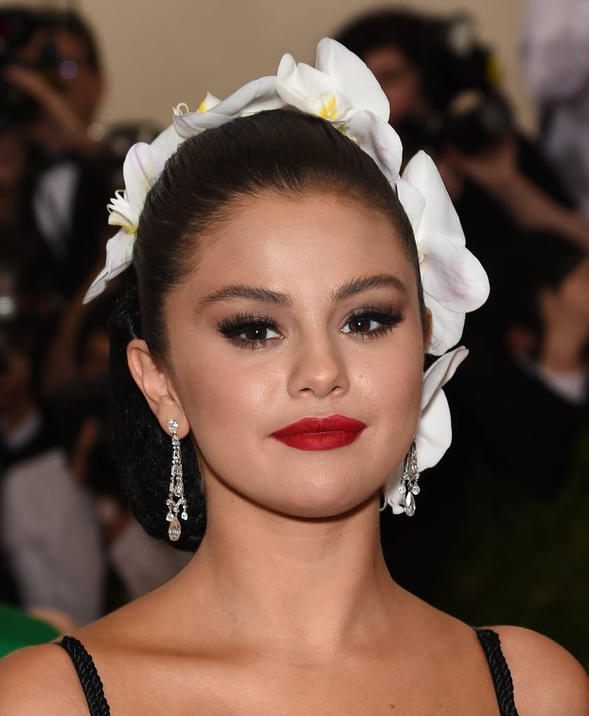 Selena Gomez Hair and Makeup 2015 Met Gala
