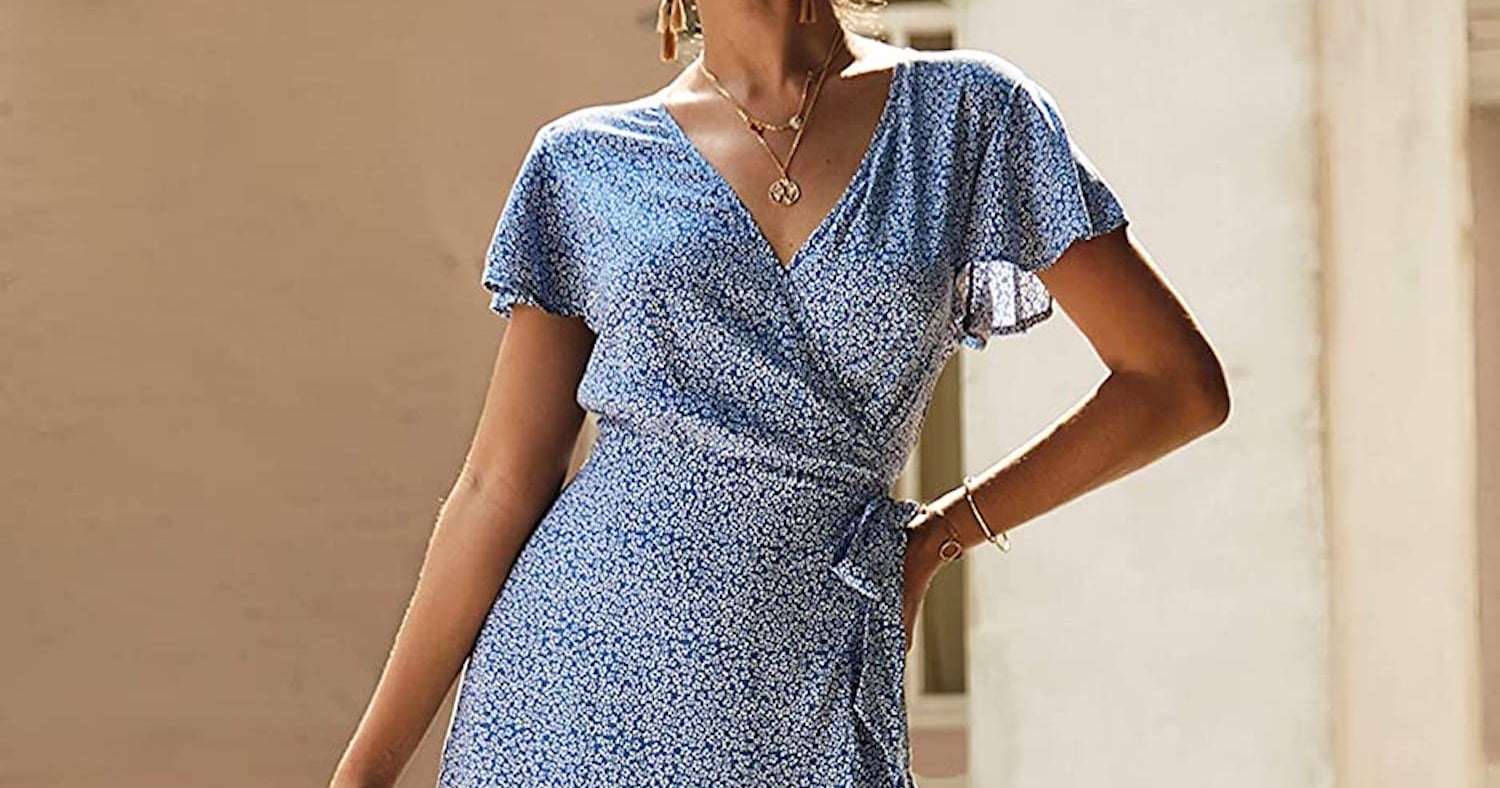 Best Wrap Dresses on Amazon 2021 POPSUGAR Fashion
