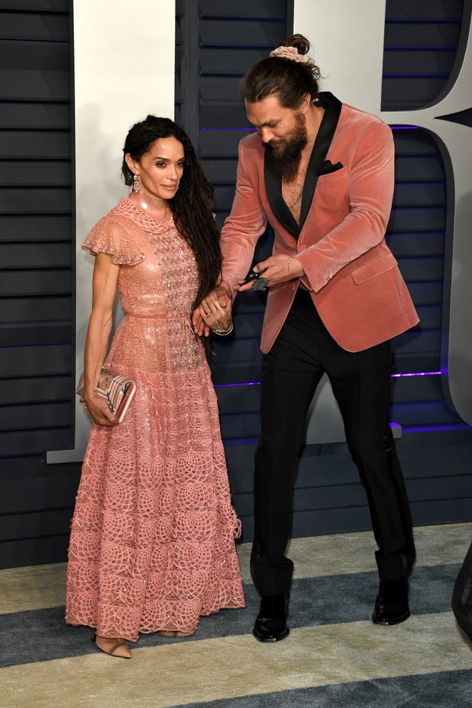Jason Momoa And Lisa Bonet At The 2019 Oscars Popsugar Celebrity
