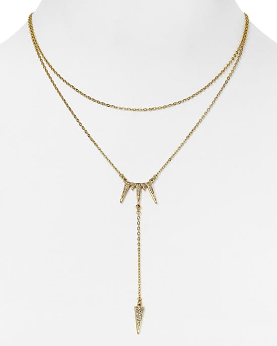 Rebecca Minkoff Triangle Drop Necklace ($58)