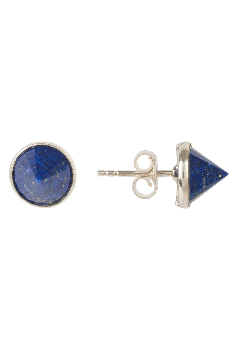 Latelita Pia Lapis Lazuli Spike Stud Earrings