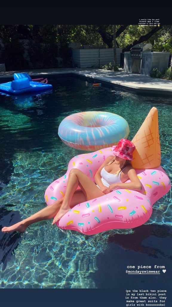 Sydney Sweeney Wearing Her Monday Swimwear White One-Piece