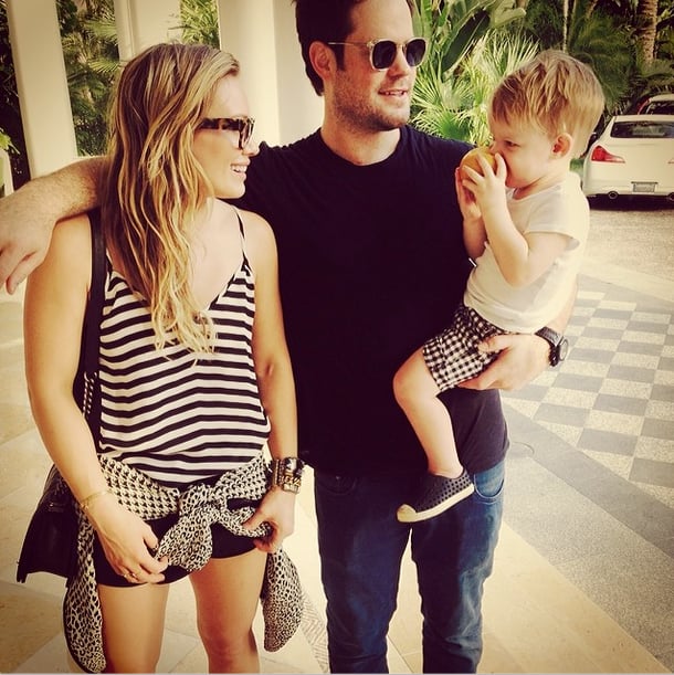 Hilary Duff went on a Valentine's Day vacation with her son, Luca, and her ex, Mike Comrie. She captioned this picture "#modernfamily."
Source: Instagram user hilaryduff
