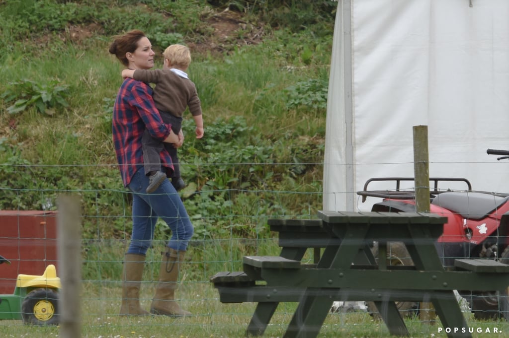 Kate Middleton and Prince George at the Park 2015 Pictures