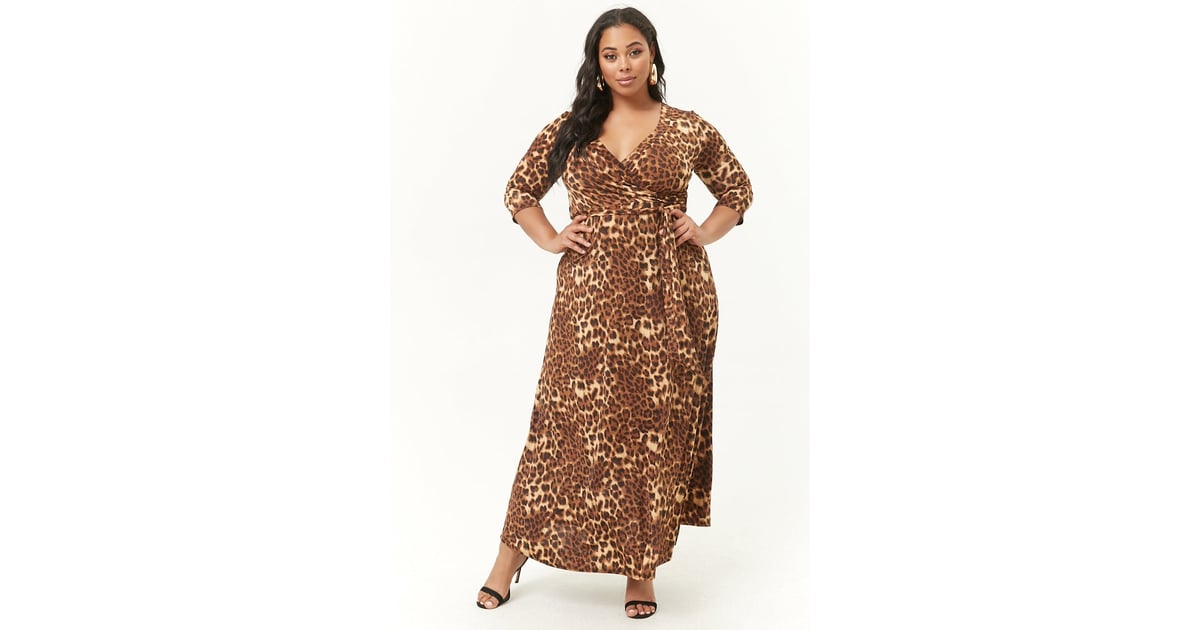 Forever 21 Plus Size Leopard Print Maxi Dress | This Is the 1 Flattering  Print Taking Over This Fashion Week, and We're Wild For It | POPSUGAR  Fashion Photo 17