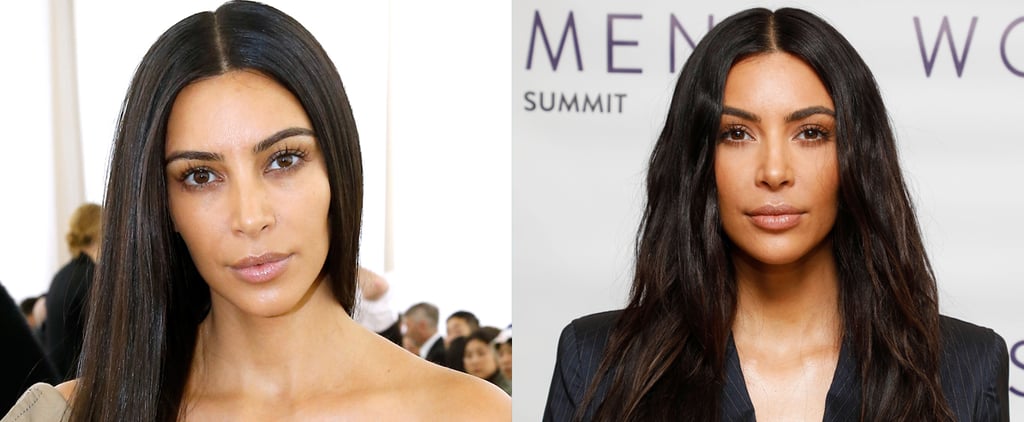 Kim Kardashian No-Makeup Makeup Photos