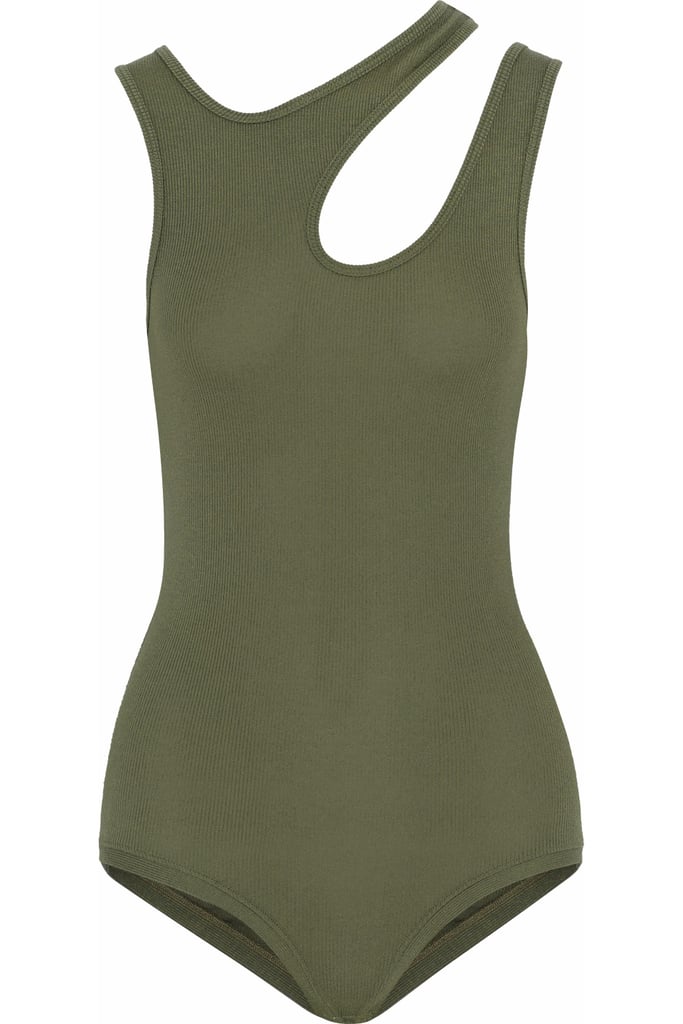 Alix Cutout Ribbed Stretch-Modal Bodysuit