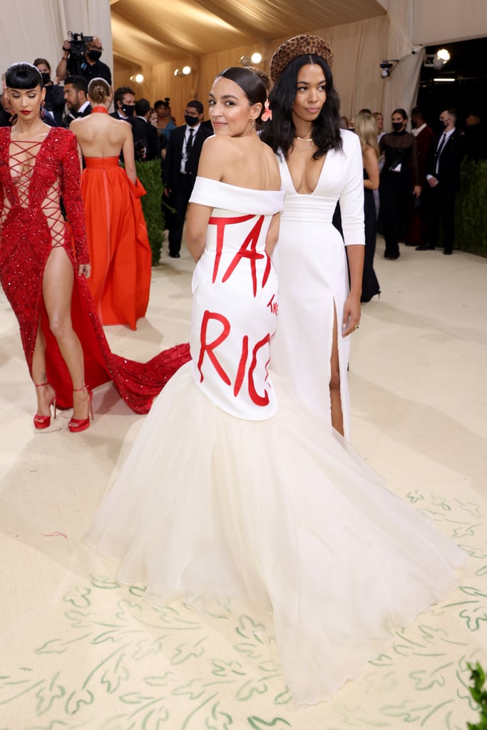 Alexandria Ocasio-Cortez at the 2021 Met Gala