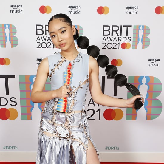 Griff's Jeweled Bubble Braid Hairstyle at the BRIT Awards
