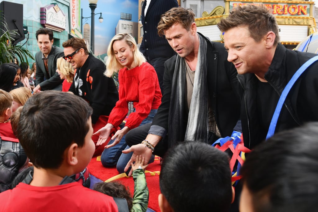 Avengers Cast at Disneyland For Charity Donation April 2019