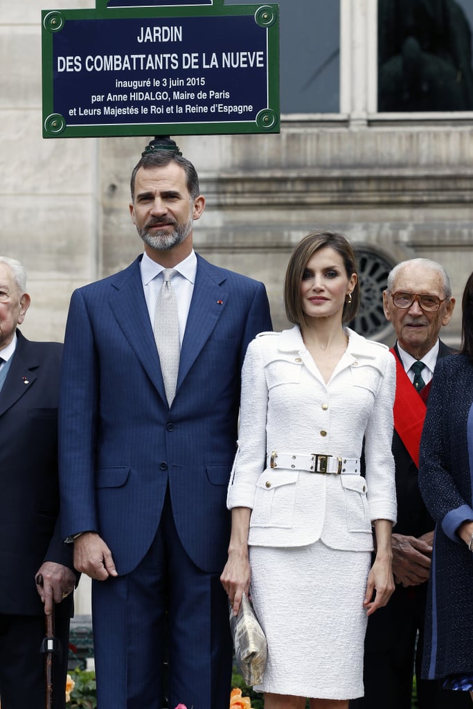 Queen Letizia of Spain Style in France
