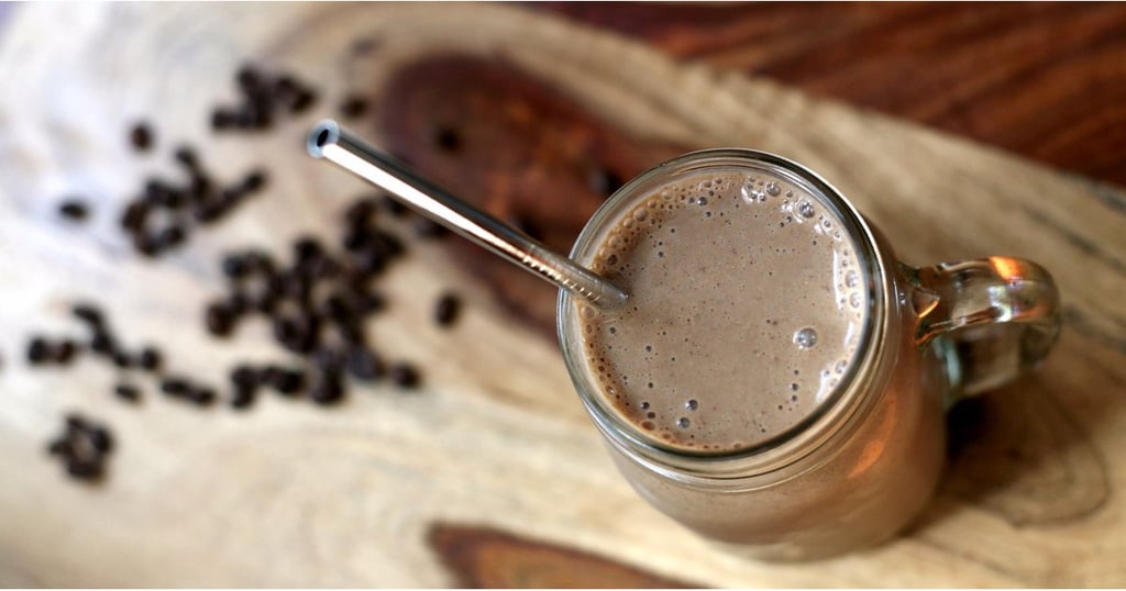 iced coffee protein smoothie