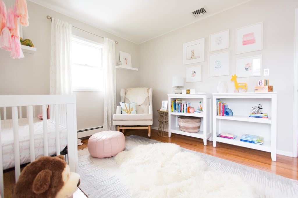 Simple and Bright Nursery For a Baby Girl