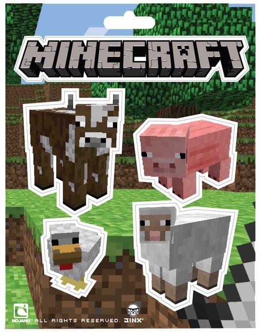 Minecraft Animal Stickers