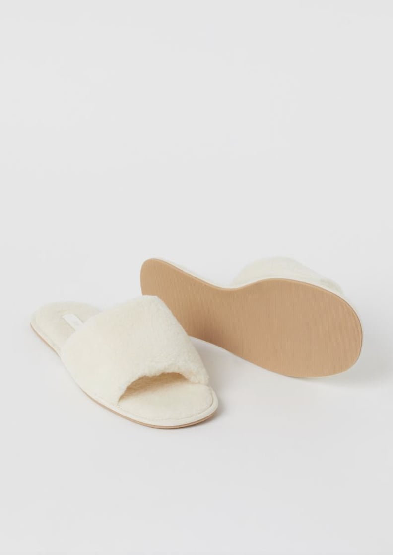 Faux Shearling Slippers
